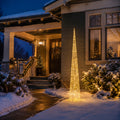 82 in. Christmas Tree Gold Wire - media 1